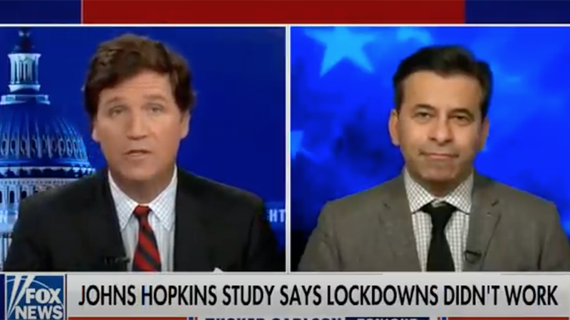 Video: Johns Hopkins Prof. Slams Media, Own Institution For Hiding Bombshell Study That Found Lockdowns Are INEFFECTIVE
