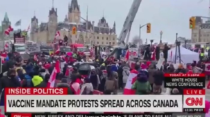 CNN Calls Canadian Trucker 'Freedom Convoy' A 'Nationwide Insurrection' And 'Sedition' - The Political Insider