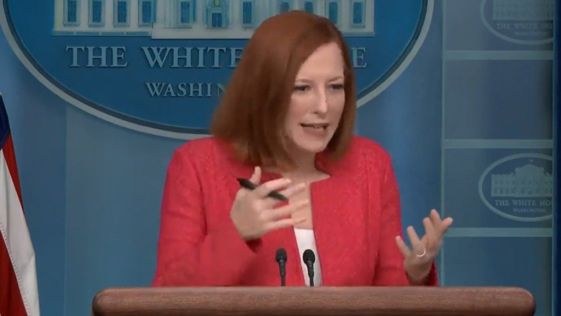 Psaki Claims Biden ‘Didn’t Mean It’ When He said “No One Expected Sanctions To Prevent Anything”