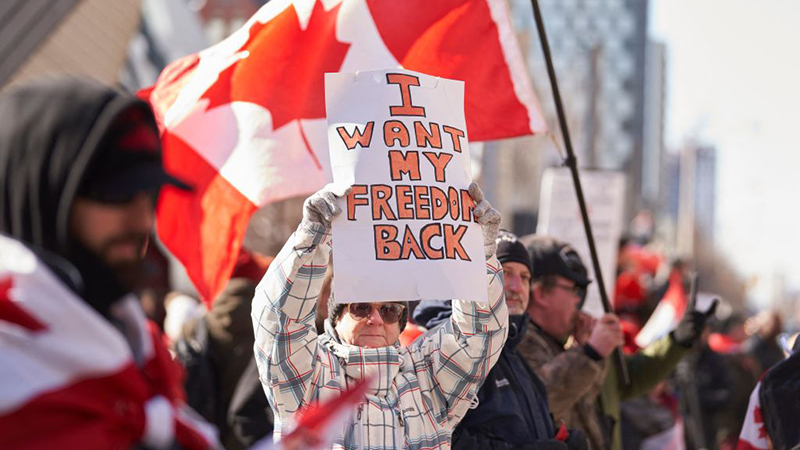 Trudeau’s State Media Labels ‘Freedom’ A “Far Right” Concept