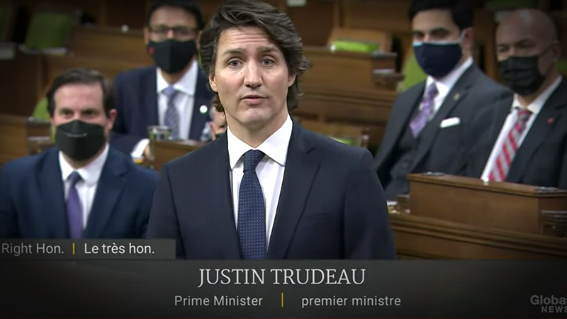 Trudeau Gaslights Canadians In Speech Condemning Trucker Convoy Protest