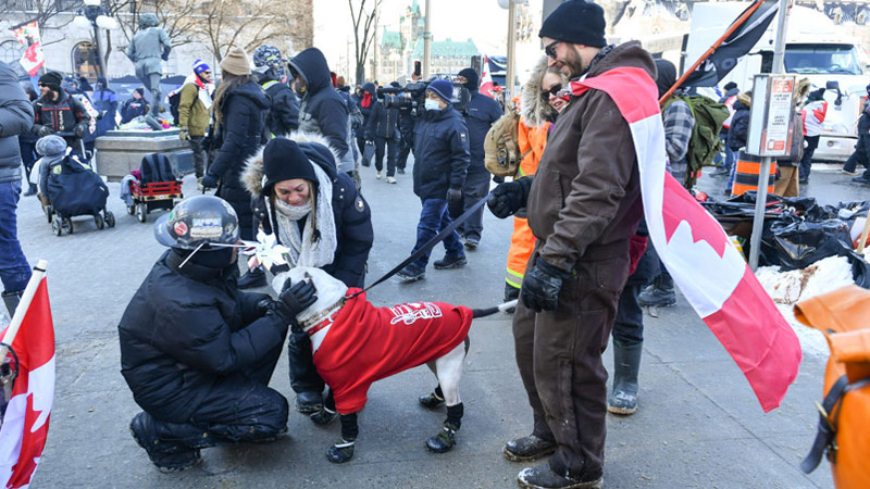 Ottawa Police Will Steal Pets Of Arrested Trucker Protesters, Seize Their Bank Accounts, Take Their Vehicles & Abduct Their Children