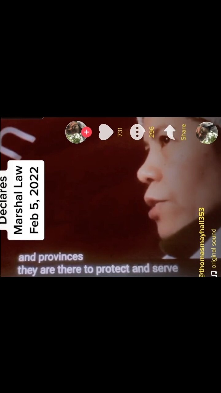 Canada is Under Marshall Law