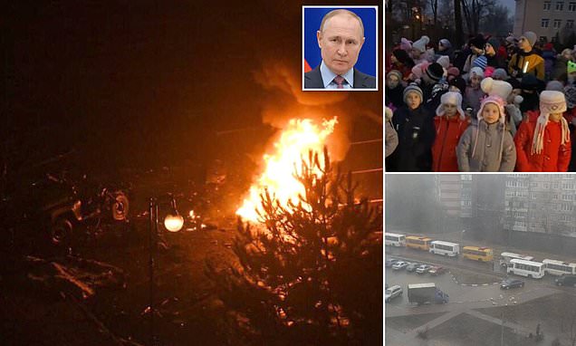 'Huge explosion' reported in Luhansk 'possibly linked to gas pipeline'  | Daily Mail Online