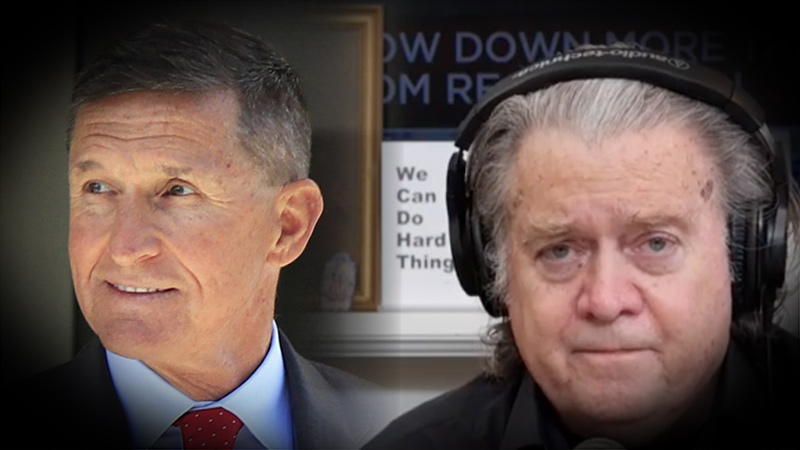 General Flynn and Steve Bannon Blast Biden Over Russia’s Ukraine Invasion