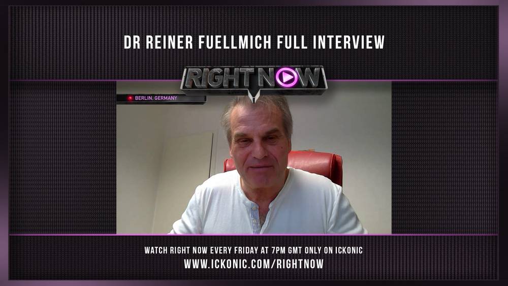 Dr. Reiner Fuellmich - an update on the Corona Investigative Committee | Right Now | Ickonic