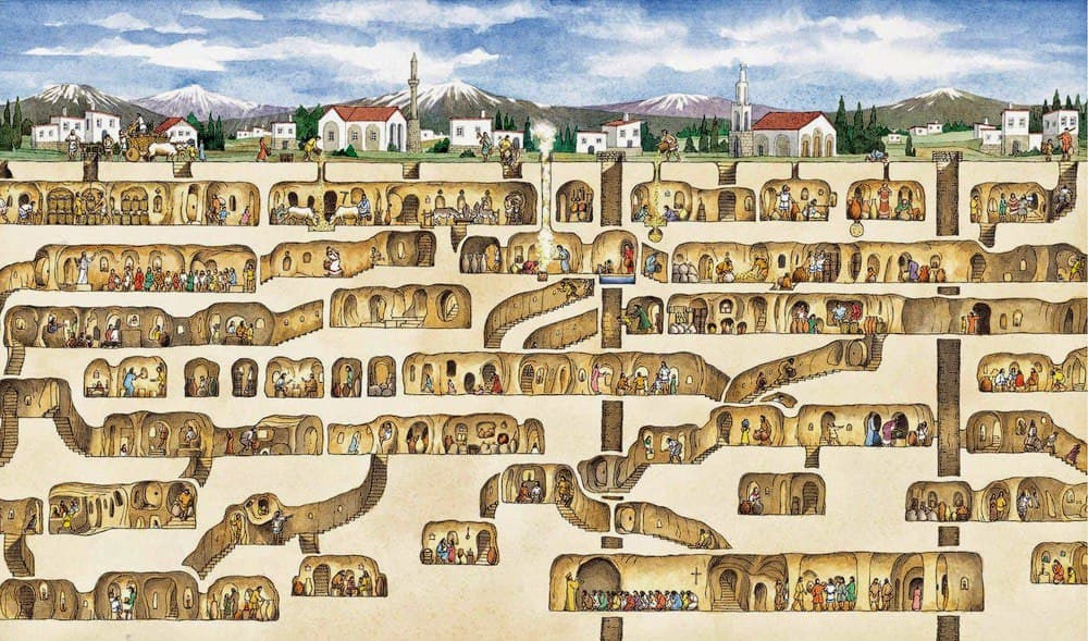 The Hidden History: An underground city 65 meters deep in Turkey – World-Signals News