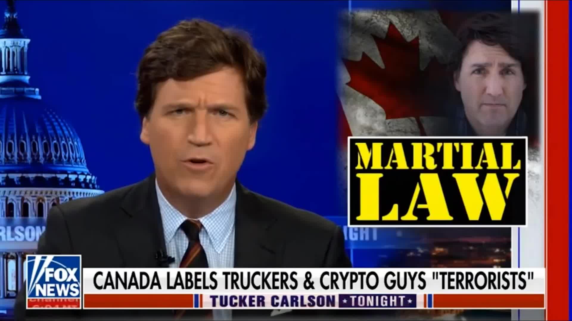 Tucker: Canada Canceled Democracy And Labeled Truckers & Crypto Guys