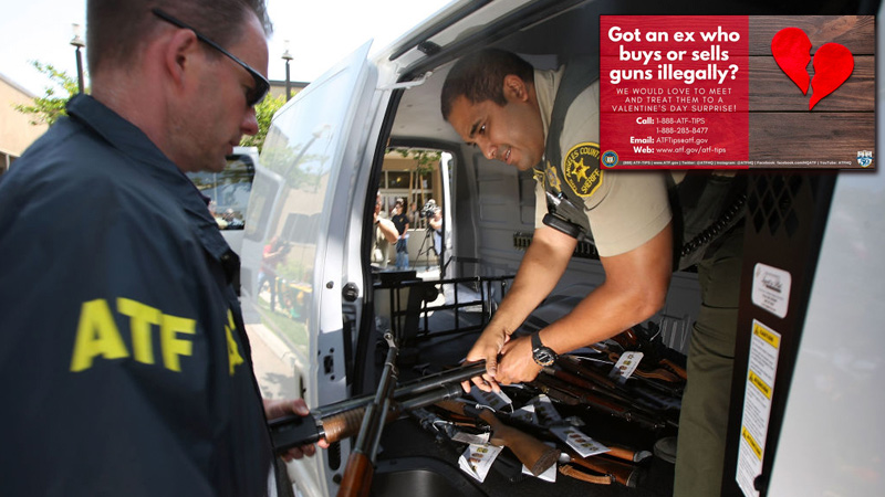 ATF Asks Jilted Lovers to Turn in Gun-Dealing Exes On Valentine’s Day