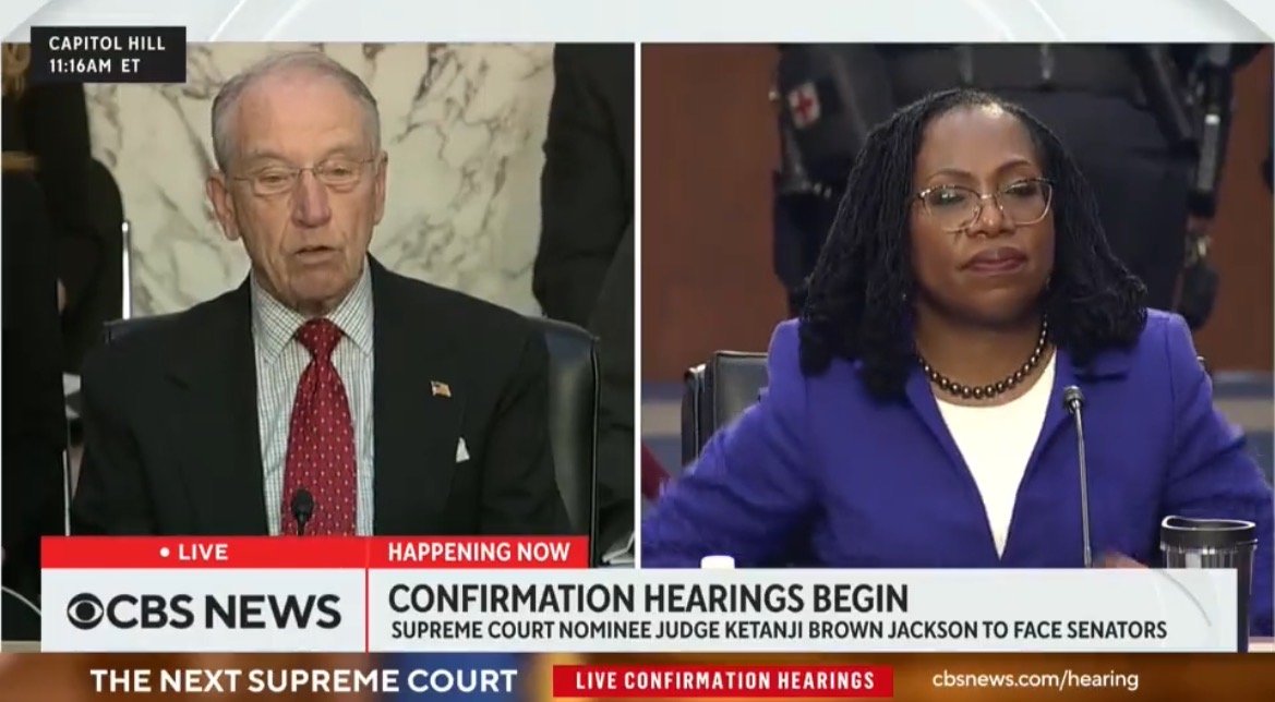 Grassley: White House Covering Up 48,000 Documents on SCOTUS Nominee Ketanji Brown Jackson (VIDEO)