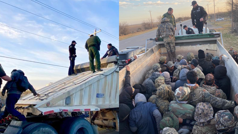 Photos: 48 Illegals Found in Big Rig in TX – NewsWars