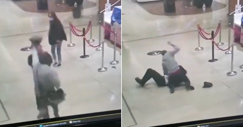 Shock Video: Mall Security Guard Beaten Into Coma by African Suspect