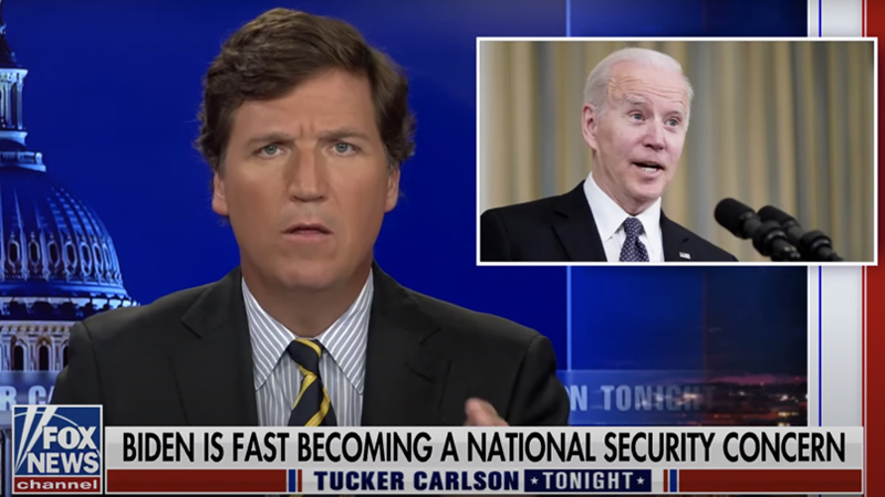 Tucker Carlson: 25th Amendment Must Be Invoked Before Biden Triggers WWIII