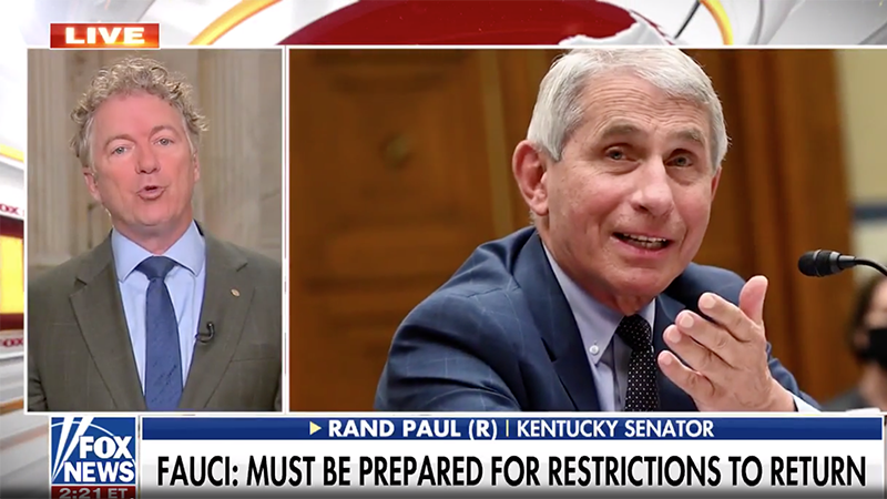 Video: Rand Paul Declares Fauci “A Menace” To Society