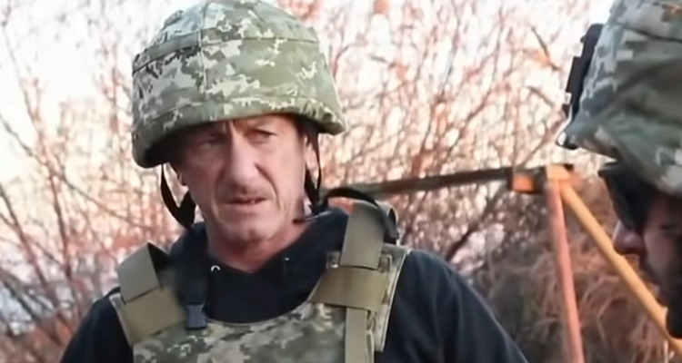 Sean Penn Tells Americans to Fight for Ukraine - Flees to Poland on Foot