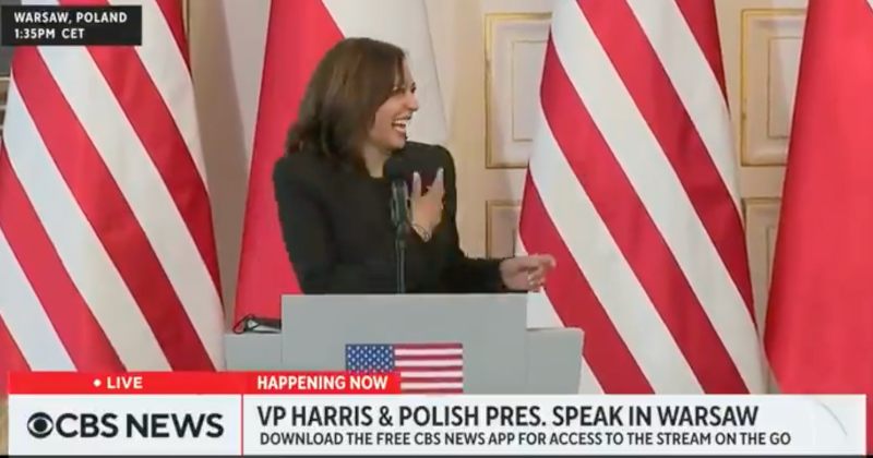 Kamala Laughs Hysterically After Questions About Ukraine Refugee Crisis