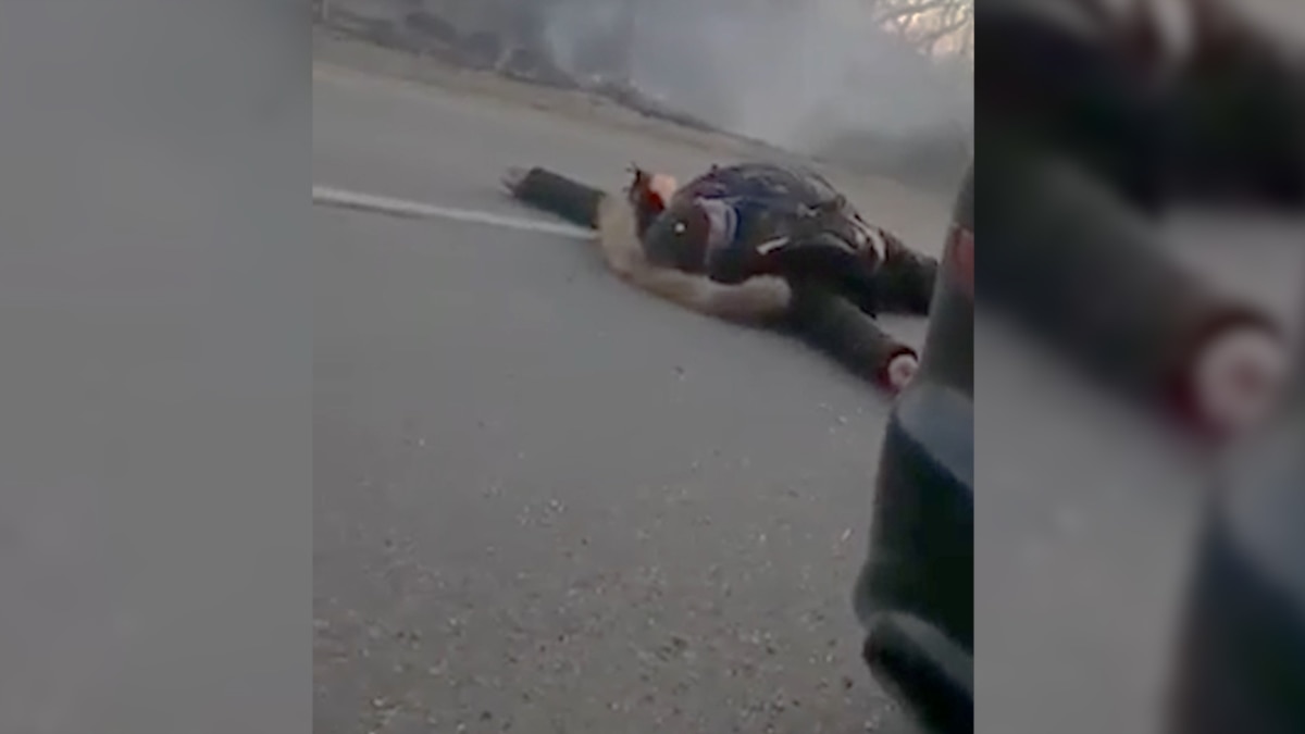 'Dad, Please Don't Die!': Harrowing Video Captures Deadly Russian Attack On Ukrainian Father And Son