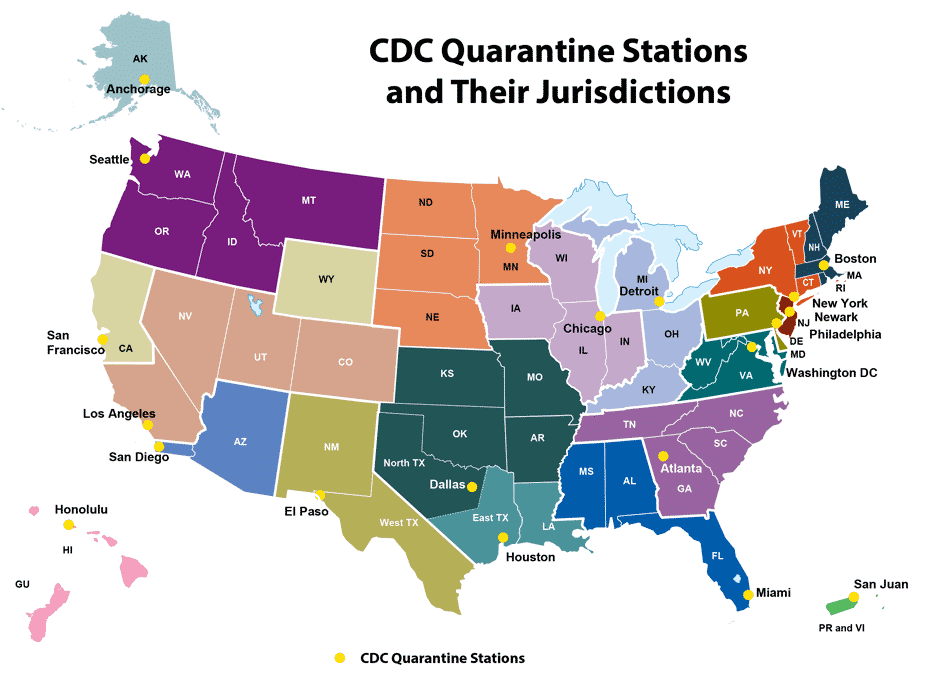 What The CDC Says About U.S. Quarantine Stations