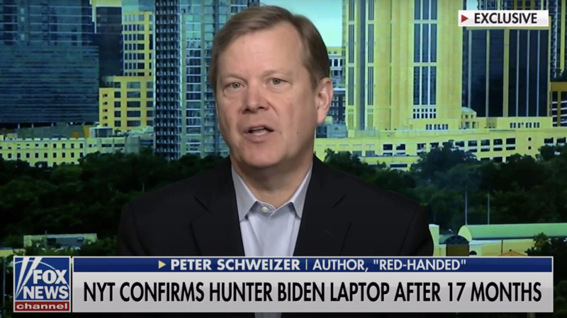 Schweizer: Hunter Biden Laptop Story ‘Goes Straight to the President’