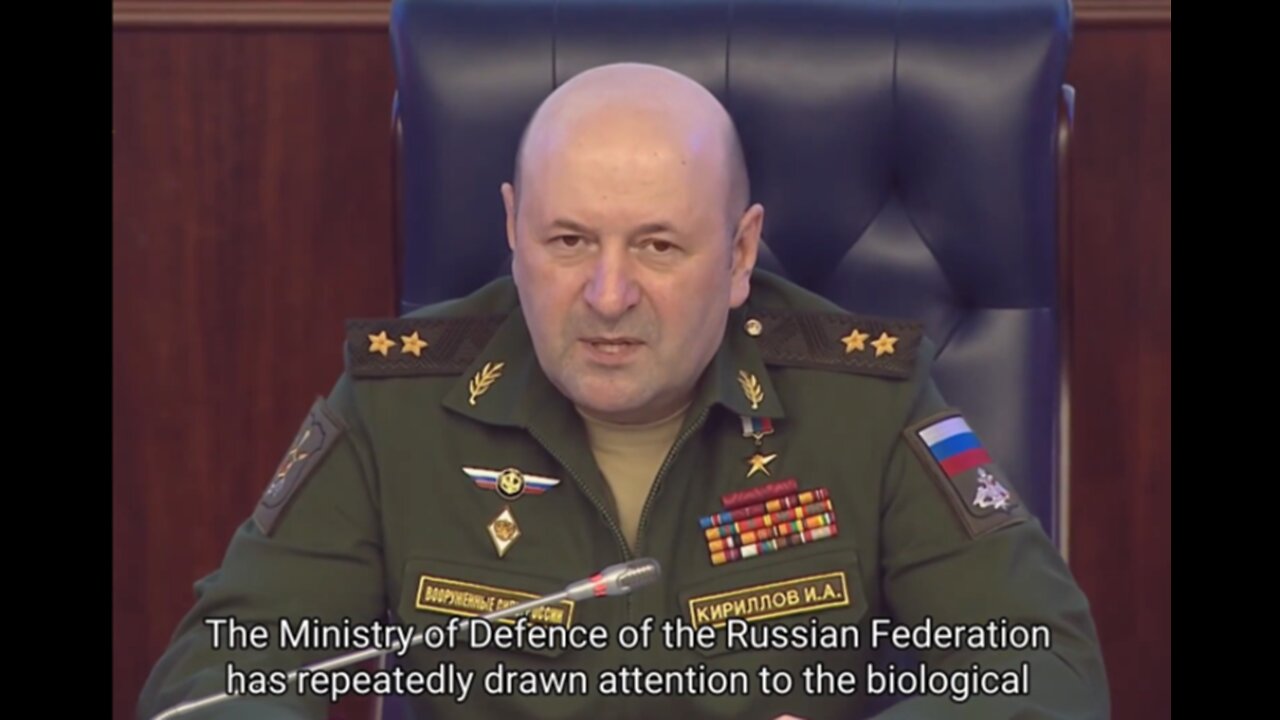 Russian MOD briefing on biological programs implemented by the Pentagon in Ukraine