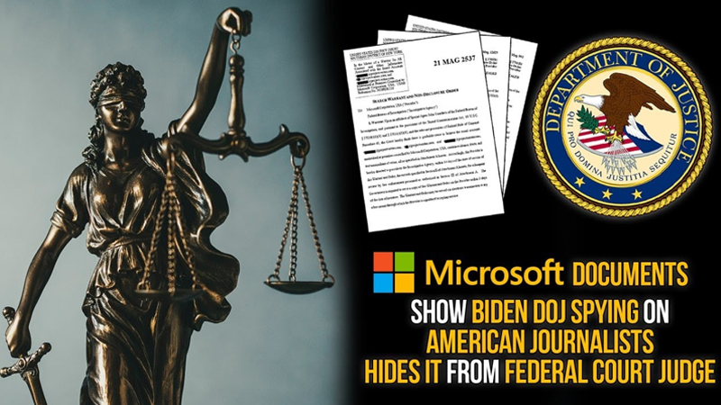 Biden DOJ Spying on Project Veritas Journalists & Hiding Activity From Federal Court Judge, Legal Docs Show