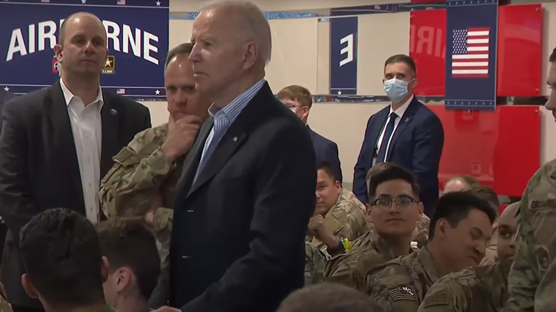Come Again? Joe Biden Tells US Troops They’re Going To Ukraine – WH Denies