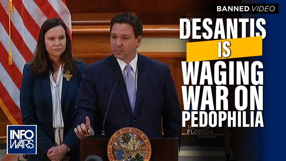 Leftists Outraged Gov. DeSantis is Waging War on Pedophilia
