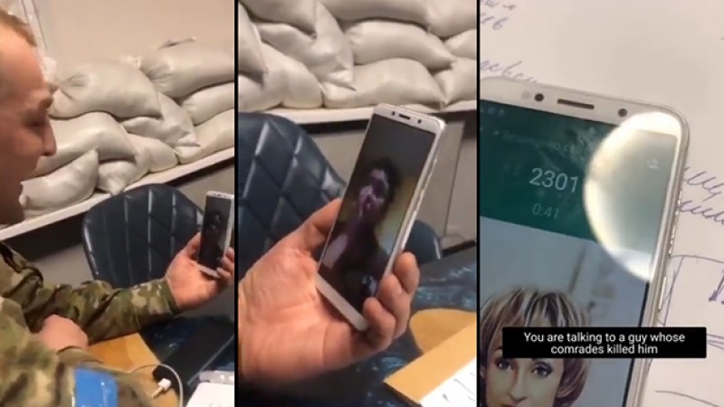 Ukrainian Soldiers Film Themselves Calling Up Mothers of Russian Soldiers Killed in Action And Mocking Them