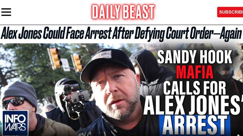 Sandy Hook Mafia Calls For Alex Jones’ Arrest: Legendary Talk Show Host Responds