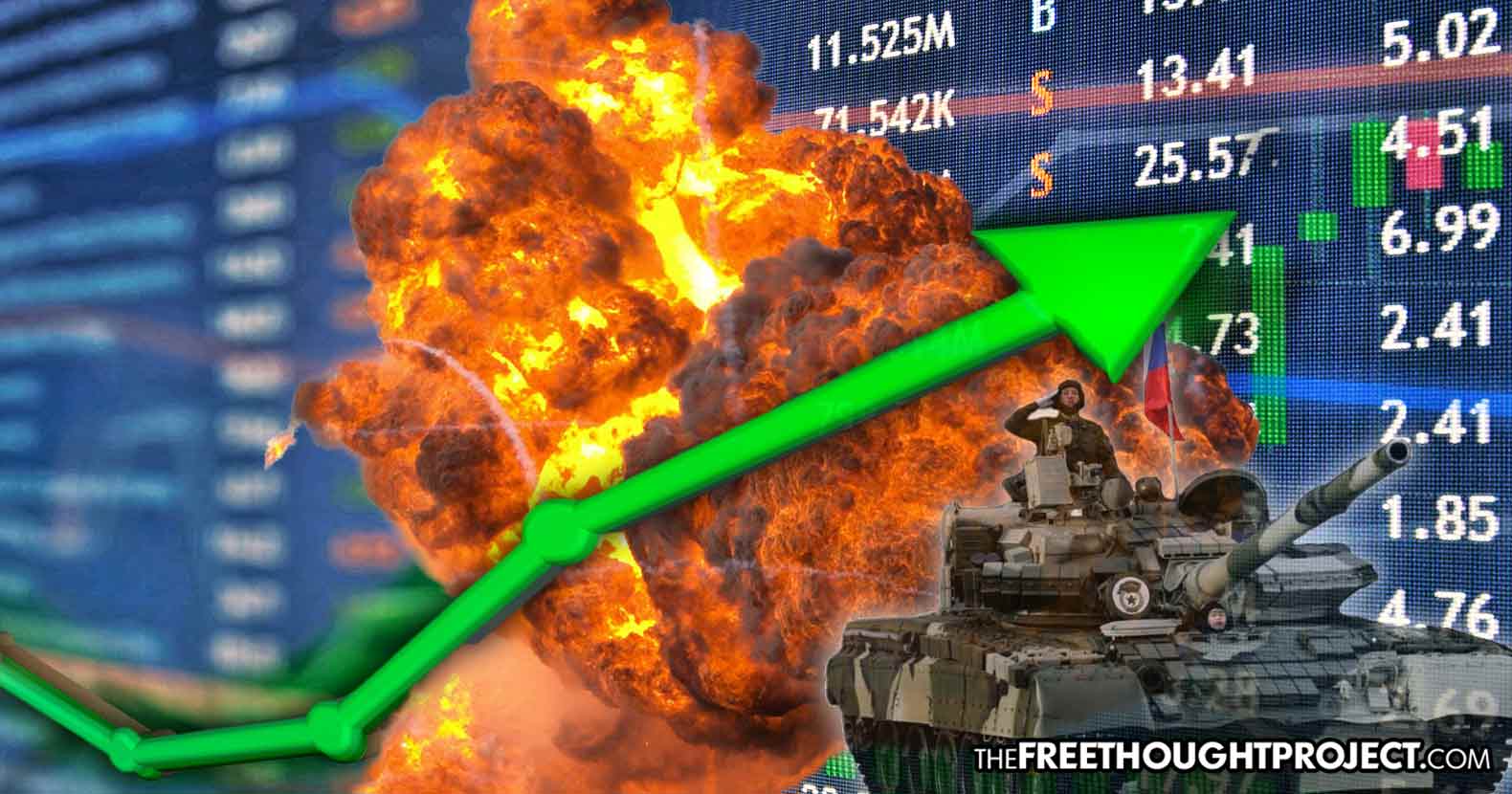 As Ukrainians Get Killed and Displaced, Weapons Companies Reaping Record Profits Off Their Suffering