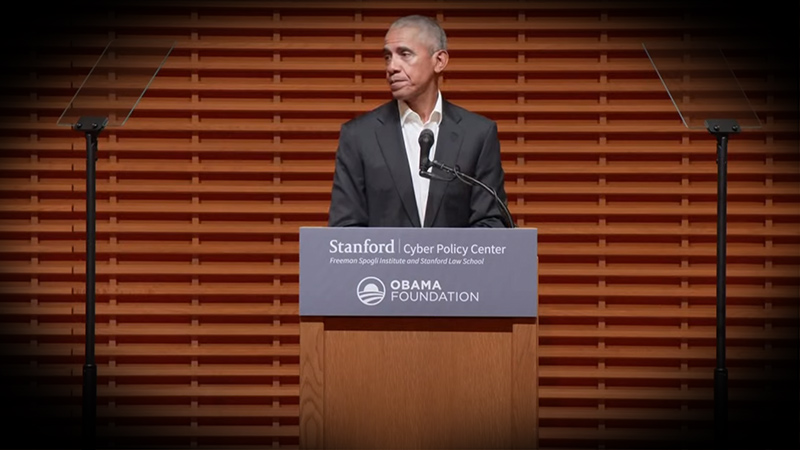 Obama Pushes Hardcore Disinformation in Speech Condemning Disinformation