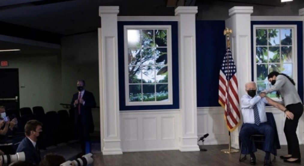 An Inside Look At Biden's Weird And Fake White House Studio (VIDEO)