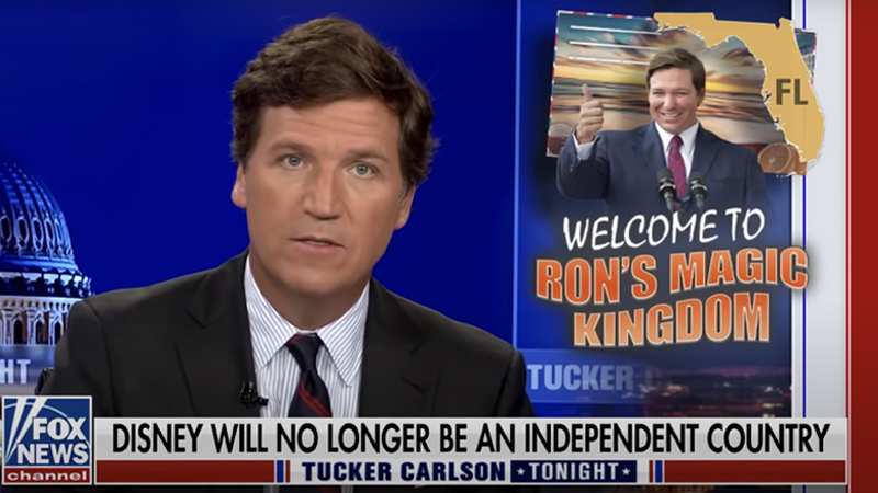 Tucker Carlson: Gov. DeSantis’ Move Against Disney Will Cost Them & Democrats A Lot of Money