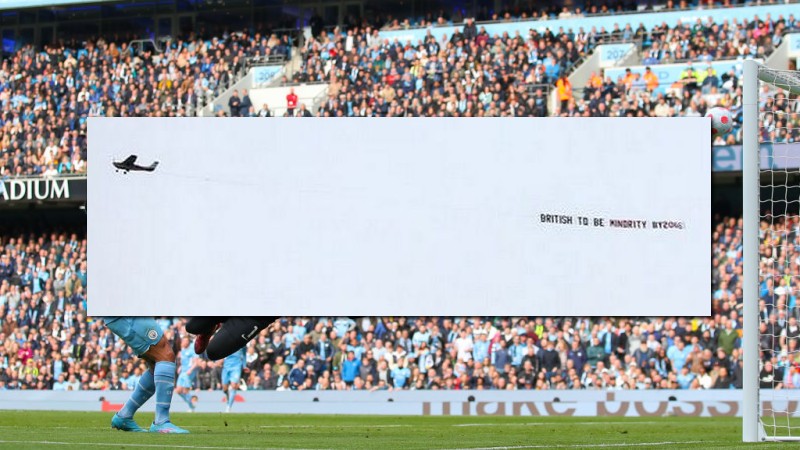 ‘British To Be Minority By 2066’ Banner Flown Over Premier League Match
