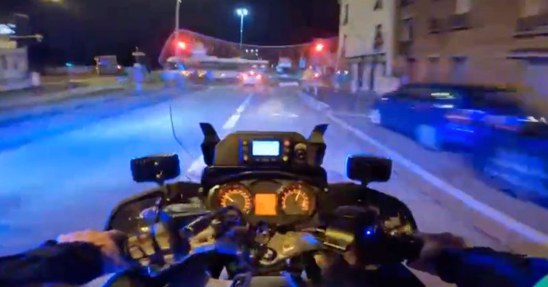 Wild Video: Driver Fleeing French Police Slams Into Bus