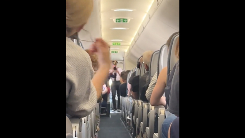 Epic: Airplane Passengers Cheer After Pilot Announces End to Mask Mandate