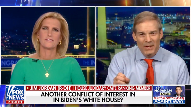 Jim Jordan Slams Media’s Cover-Up Of Hunter Biden Laptop