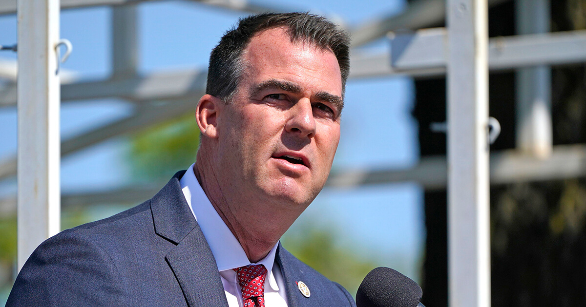 GOP Gov. Stitt Explains Reasoning Behind Signing Save Women's Sports Act That Prevents Biological Males From Competing in Women's Sports