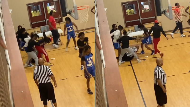 Shock Video: Basketball Referee Beaten by Mob of Youths – NewsWars