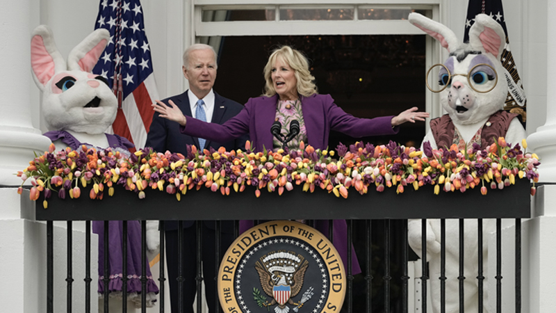 See Joe Biden’s New Handlers: Jill Biden & The Easter Bunny