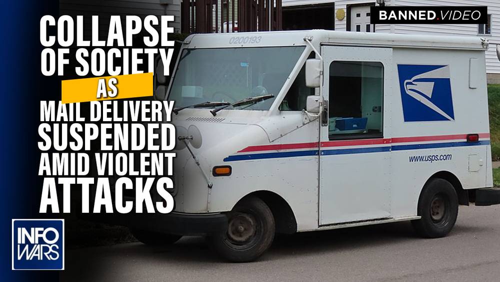 Collapse of Society in America: US Postal Service in CA Halts Route as Violent Attacks Spiral Out of Control