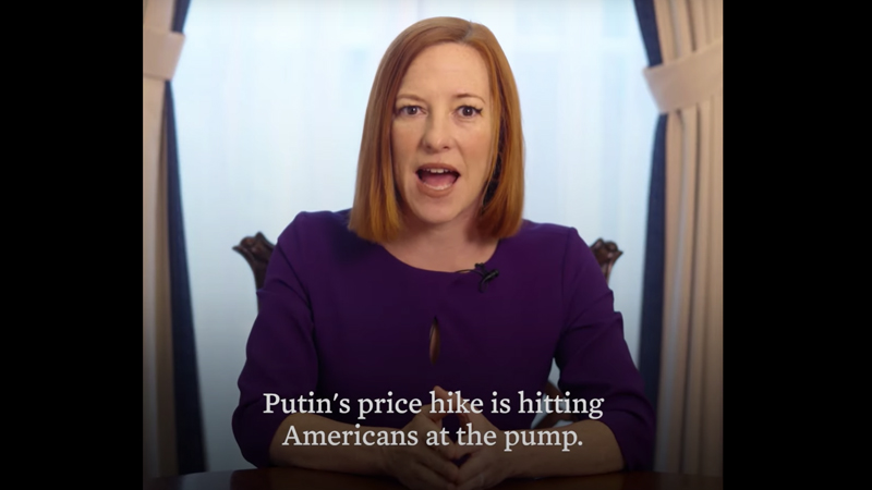 Jen Psaki Brutally Mocked Over ‘Putin’s Price Hike’ After YouTube Comments Left Open