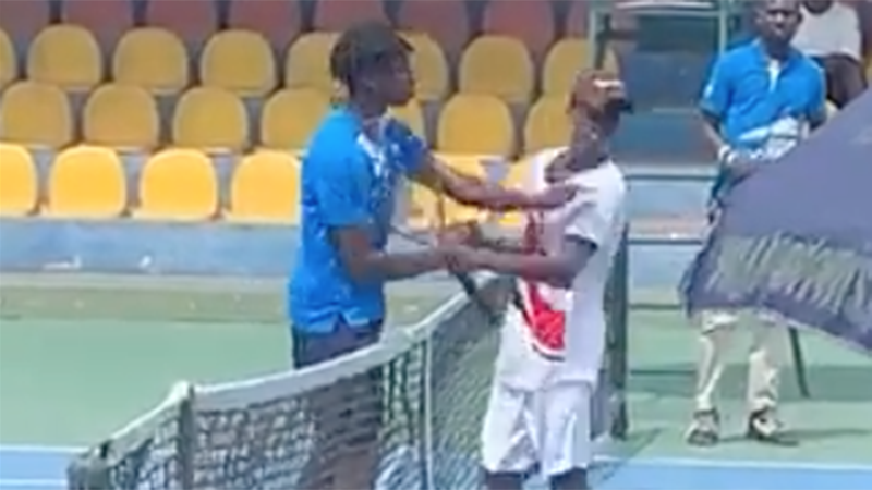 Video: Young Tennis Star Slaps Opponent After Defeat