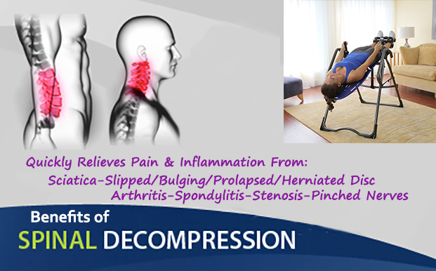 Best Spinal Decompression Therapy - #1 Inversion Table Chair