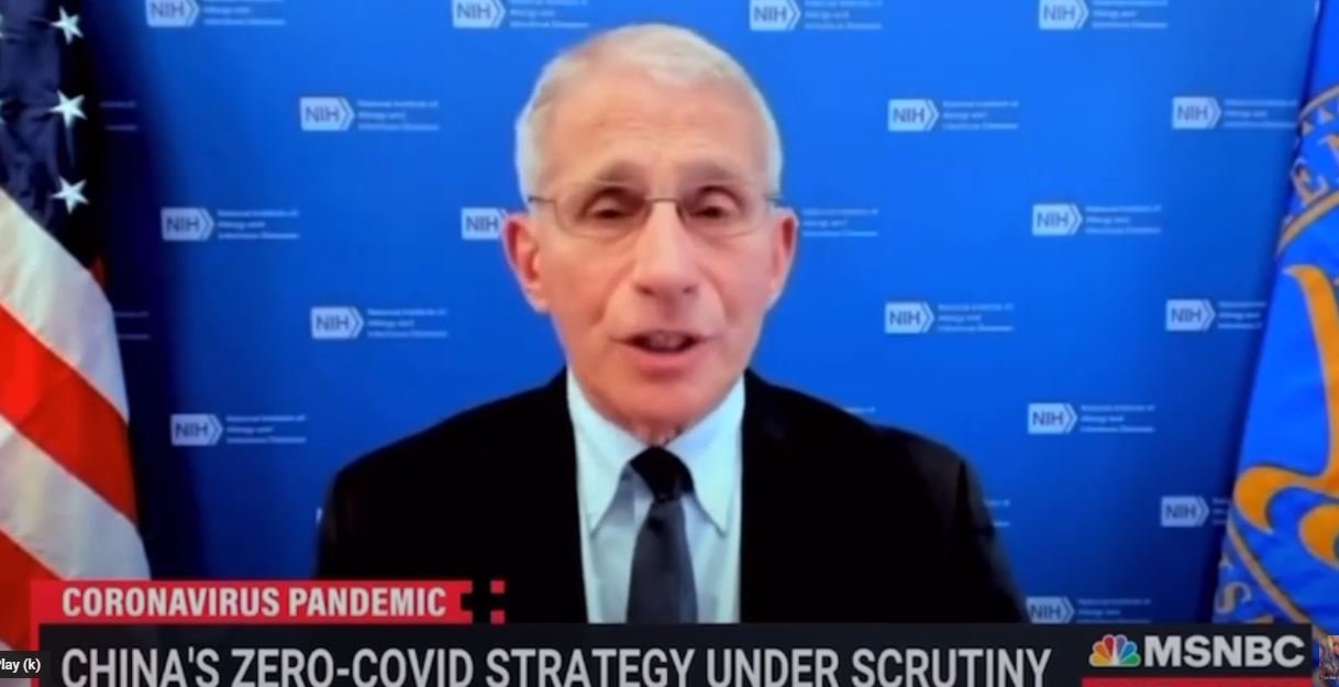 Dr. Fauci Praises China, Says: 