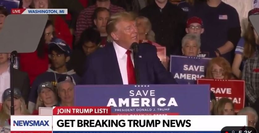 President Trump Comes Out Swinging in Michigan: 