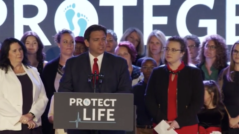 Video: DeSantis Blasts Pro “Infanticide” Late-Term Abortionists