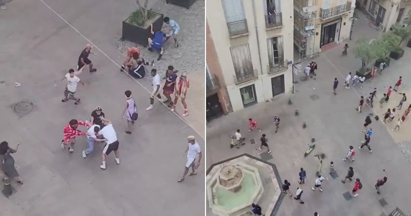 Watch: Massive Brawl Among 'Youths' Outside French Cathedral