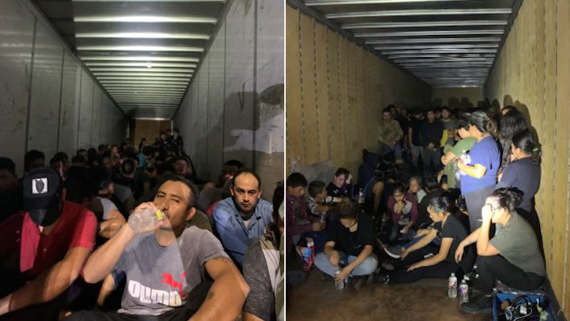 Photos: Three Big Rigs Carrying 100 Illegals Each Busted Across Texas – NewsWars