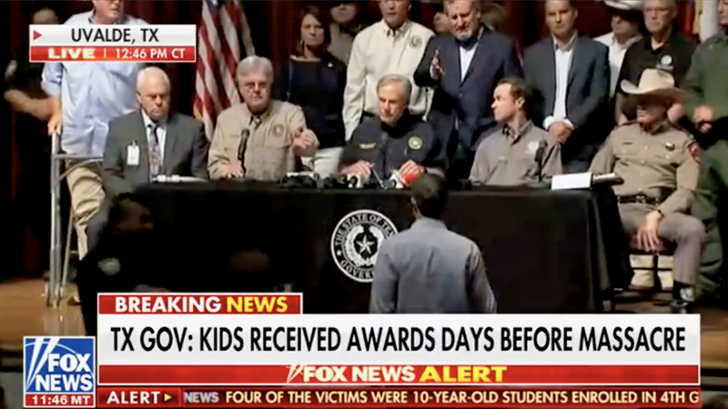 Video: Beto Crashes Gov. Abbott Press Conference To Shame GOP, Promote Gun Control